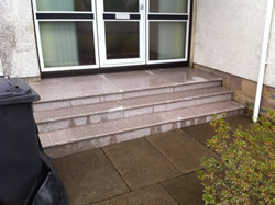 Granite doorsteps from Step by Step Granite Glasgow